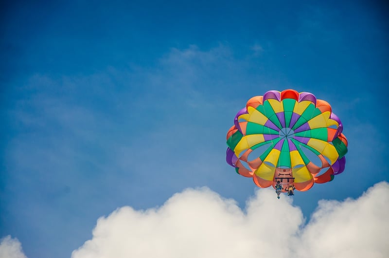 Parachuting adventure